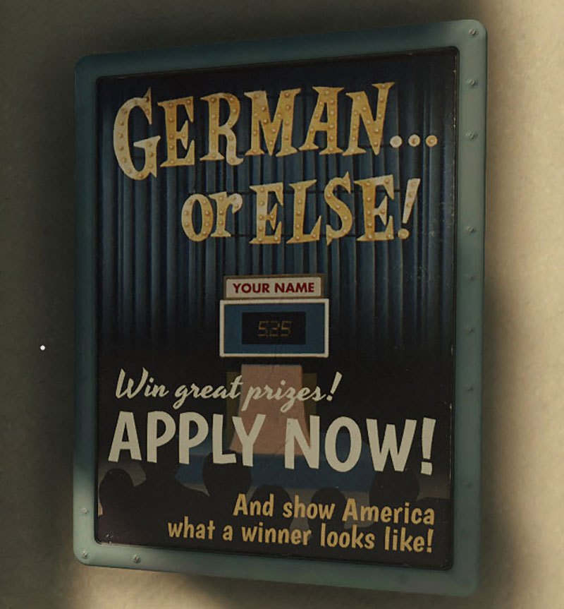 Illustration for article titled Wolfenstein's Posters Are Just The Best
